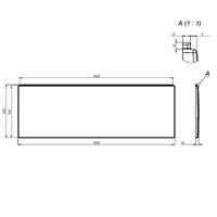 W94A-165-070W-P X-joy панель фронтальная для ванны 165 см — фото 1, Ванны и комплектующие
