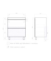 Товар: Тумба под раковину VIGO Land 70 напольная белый (020) - фото 9 Тумба под раковину VIGO Land 70 напольная белый (020) — фото 9, Тумбы под раковину