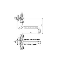 Товар: Настенный смеситель для бойлеров арт-EM001/21 - фото 2 Настенный смеситель для бойлеров арт-EM001/21 — фото 2, Смесители для раковины
