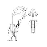 Товар: Смеситель для кухни D&K Berlin , оранжевый арт-DA1432913 - фото 2 Смеситель для кухни D&K Berlin , оранжевый арт-DA1432913 — фото 2, Смесители для кухни