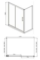Товар: Душевой уголок Aquanet Delta NPE1131 1600х900, прозрачное стекло арт-NPE1131 1600900 - фото 7 Душевой уголок Aquanet Delta NPE1131 1600х900, прозрачное стекло арт-NPE1131 1600900 — фото 7, Прямоугольные душевые уголки