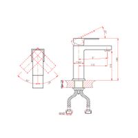 Товар: Смеситель для раковины D&K Bayern.Liszt DA1512105, черный - фото 1 Смеситель для раковины D&K Bayern.Liszt DA1512105, черный — фото 1, Смесители для раковины