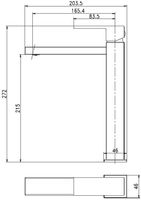 Смеситель для раковины Aquanet Blanco арт-AF420-11W — фото 4, Смесители для раковины
