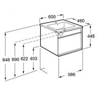 Товар: ANETO Тумба под раковину VICTORIA-N UNIK 60, белый глянец, ROCA арт-7857429806 - фото 10 ANETO Тумба под раковину VICTORIA-N UNIK 60, белый глянец, ROCA арт-7857429806 — фото 10, Тумбы под раковину