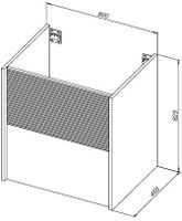 Товар: Тумба под раковину Aquanet Вита 60 белый матовый 00330473 - фото 13 Тумба под раковину Aquanet Вита 60 белый матовый 00330473 — фото 13, Тумбы под раковину