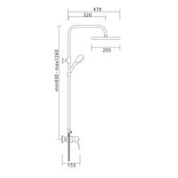 GRAZIA Душевой гарнитур, бронза VR.GRZ-9950.BR — фото 2, Душевые гарнитуры