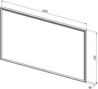 Зеркало Allen Brau Activity 120 1.340030.PWM папирус матовый — фото 5, Зеркала в ванную комнату