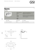 Товар: раковина подвесная/встраиваемая NORM 80x50 белый арт-8644111 - фото 7 раковина подвесная/встраиваемая NORM 80x50 белый арт-8644111 — фото 7, Раковины подвесные
