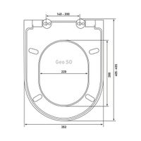 Товар: Сиденье BERGES Geo SO арт-015103 - фото 7 Сиденье BERGES Geo SO арт-015103 — фото 7, Сиденья для унитаза