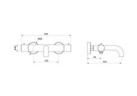 Товар: AQ1343BGM ЕВРОПА термостатический смеситель для ванны, оружейная сталь - фото 2 AQ1343BGM ЕВРОПА термостатический смеситель для ванны, оружейная сталь — фото 2, Смеситель для ванны