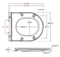 Крышка-сиденье для унитаза Allen Brau Reality белый глянец арт-4.32007.20 — фото 2, Сиденья для унитаза