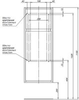 Шкаф-пенал Aquanet Милан 35 дуб рустикальный (малый) арт-00339955 — фото 9, Пеналы для ванной комнаты
