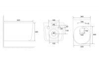 Унитаз ABBER Ultra подвесной белый с ультратонким ободком арт-AC1302 — фото 12, Подвесные унитазы
