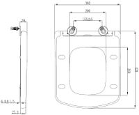 Крышка-сиденье для унитаза Allen Brau Liberty 4.33006.20 белый глянец — фото 10, Сиденья для унитаза