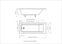 Товар: Акриловая ванна Aquatek Калибри 170x70 прямоугольная, без каркаса и экрана KL170-0000001 - фото 9 Акриловая ванна Aquatek Калибри 170x70 прямоугольная, без каркаса и экрана KL170-0000001 — фото 9, Акриловые ванны
