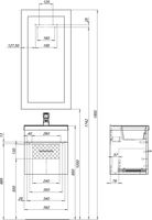 Товар: Тумба под раковину Aquanet Нота 40 белый арт-00159137 - фото 10 Тумба под раковину Aquanet Нота 40 белый арт-00159137 — фото 10, Тумбы под раковину