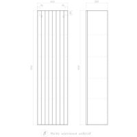 Шкаф-пенал VIGO Finlay 40 подвесной белый (pp.FIN.40) — фото 7, Шкафы для ванной