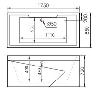 Акриловая ванна Gemy арт-G9065 K R — фото 3, Акриловые ванны