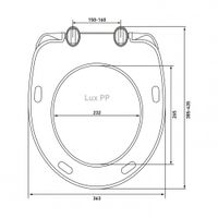 Сиденье BERGES Lux PP арт-020604 — фото 6, Сиденья для унитаза