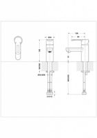 Смеситель для раковины Bravat Stream-D F137163C, хром — фото 1, Смесители для раковины