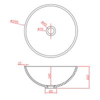 Товар: Раковина Nemi круглая, белый матовый, MonteBianco арт-11102 - фото 4 Раковина Nemi круглая, белый матовый, MonteBianco арт-11102 — фото 4, Раковины накладные