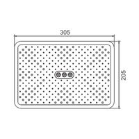 Верхний душ BELZ , оружейная сталь арт-BD02-3 — фото 2, Верхние души
