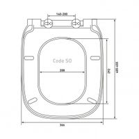 Сиденье BERGES Code SO арт-016403 — фото 8, Сиденья для унитаза