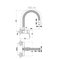 Товар: CO102.5/11CMATC COLORADO - смеситель кухонный, аэоратор на 2 полож. (излив-душ), ЧЕРНЫЙ МАТОВЫЙ/ХРОМ - фото 2 CO102.5/11CMATC COLORADO - смеситель кухонный, аэоратор на 2 полож. (излив-душ), ЧЕРНЫЙ МАТОВЫЙ/ХРОМ — фото 2, Смесители для кухни