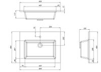 Товар: Раковина Aquanet Текла 60 00328984 - фото 8 Раковина Aquanet Текла 60 00328984 — фото 8, Раковины встраиваемые сверху