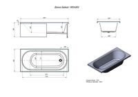 Ванна акриловая ALEX BAITLER BAIKAL 190*90 белая BAIKAL 190*90 — фото 3, Акриловые ванны