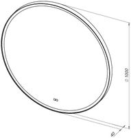 Товар: Зеркало Aquanet Тренд 100 черный арт-00316688 - фото 7 Зеркало Aquanet Тренд 100 черный арт-00316688 — фото 7, Зеркала в ванную комнату