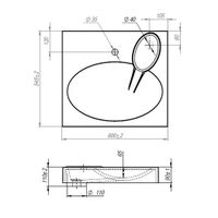 Раковина на стиральную машину Reflexion Alpha RF6055AL — фото 3, Раковины на стиральную машину