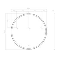 Зеркало с подсветкой VIGO Cosmo Comfort 1000 142 — фото 9, Зеркала в ванную комнату