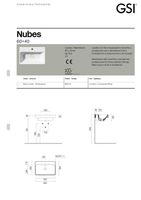 Товар: раковина подвесная/встраиваемая NUBES 60x40 для 3-секционного смесителя белый арт-9683311 - фото 4 раковина подвесная/встраиваемая NUBES 60x40 для 3-секционного смесителя белый арт-9683311 — фото 4, Раковины подвесные
