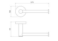 Товар: AQ4108BGM ЕВРОПА бумагодержатель, оружейная сталь - фото 2 AQ4108BGM ЕВРОПА бумагодержатель, оружейная сталь — фото 2, Держатели туалетной бумаги