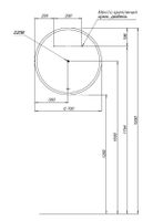 Зеркало Aquanet Арт 70 RGB LED арт-00336633 — фото 6, Зеркала в ванную комнату