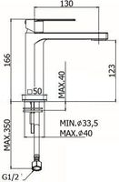 Смеситель для раковины Paffoni Tango TA071ST — фото 2, Смесители для раковины