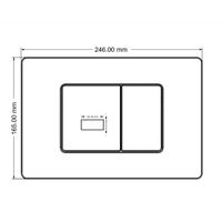 Товар: Кнопка смыва сенсорная ABBER AC0122SMB черная матовая - фото 4 Кнопка смыва сенсорная ABBER AC0122SMB черная матовая — фото 4, Кнопки смыва