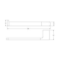 Держатель для туалетной бумаги BELZ , хром арт-B90603-2 — фото 2, Держатели туалетной бумаги