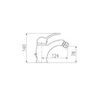 Товар: Смеситель Labe для биде с донным клапаном метал. высота 140 мм, L545.5KCMATC - фото 2 Смеситель Labe для биде с донным клапаном метал. высота 140 мм, L545.5KCMATC — фото 2, Смесители для биде
