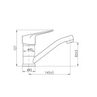 Смеситель Victoria для умывальника, VI215.5 — фото 2, Смесители для раковины