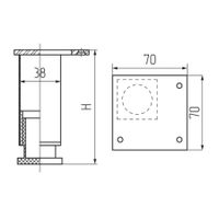Товар: Ножки универсальные для тумб 200-230 мм, регулируемые (набор 2шт.) 1A280803SD000 - фото 4 Ножки универсальные для тумб 200-230 мм, регулируемые (набор 2шт.) 1A280803SD000 — фото 4, Тумбы под раковину