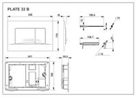 Товар: In-Wall Клавиша для инсталляции, двойная 32B, белая. ROCA арт-78901130B0 - фото 2 In-Wall Клавиша для инсталляции, двойная 32B, белая. ROCA арт-78901130B0 — фото 2, Кнопки смыва