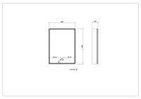 Товар: Шкаф зеркало для ванной с подсветкой Aquatek AQ7603B-MLC, прямоугольное, сенсорное управление, 600*800*133 - фото 8 Шкаф зеркало для ванной с подсветкой Aquatek AQ7603B-MLC, прямоугольное, сенсорное управление, 600*800*133 — фото 8, Зеркальные шкафы в ванную