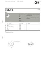 раковина накладная KUBE X Ø40 бежевый матовый арт-942608 — фото 4, Раковины накладные