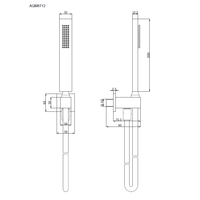Товар: Savona комплект: выход из стены, лейка латунь, шланг 1500мм, хром арт-AQM8712CR - фото 3 Savona комплект: выход из стены, лейка латунь, шланг 1500мм, хром арт-AQM8712CR — фото 3, Душевые гарнитуры на держателе