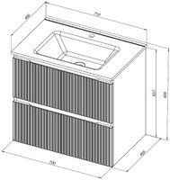 Товар: Тумба под раковину Aquanet Джейн (Flat) 70 мисти грин 00335433 - фото 15 Тумба под раковину Aquanet Джейн (Flat) 70 мисти грин 00335433 — фото 15, Тумбы под раковину