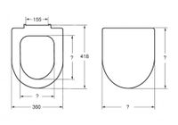 ERA Сиденье с крышкой полипропилен, с металл. петлями. JIKA арт-8985350000639 — фото 6, Сиденья для унитаза