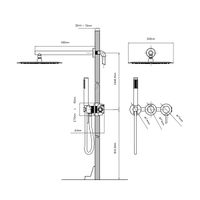 Товар: Душевой комплект Groove VSFW-4G01BN встраиваемый, 2 режима, 30см верх душ, брашированный никель - фото 3 Душевой комплект Groove VSFW-4G01BN встраиваемый, 2 режима, 30см верх душ, брашированный никель — фото 3, Встраиваемые душевые комплекты