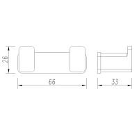 Товар: Tivoli Крючок двойной латунный, золото шлифованное арт-AQM7302BG - фото 2 Tivoli Крючок двойной латунный, золото шлифованное арт-AQM7302BG — фото 2, Крючки для полотенец